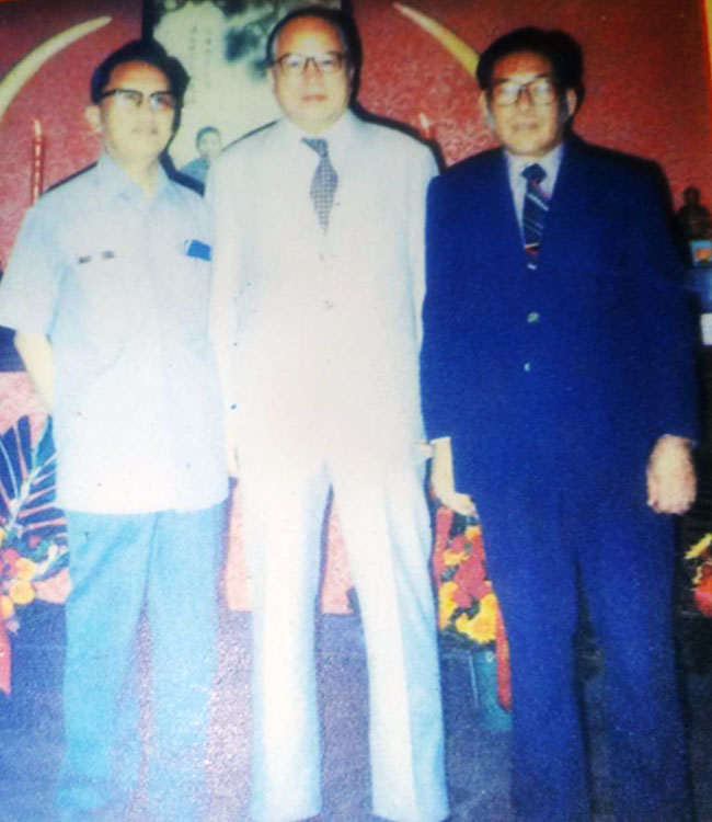 同鄉會前總幹事趙永耀及吳惠平醫師歡迎香港莊鶴祁鄉長