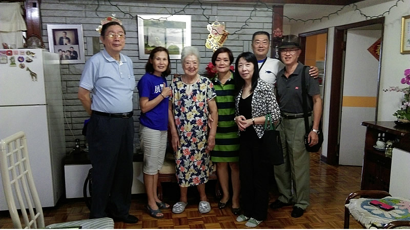 慰問服務組探望伍張琦鄉長