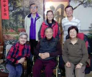 服務慰問組探訪俞必成鄉長