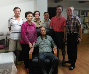 服務慰問組探訪楊仁初鄉長